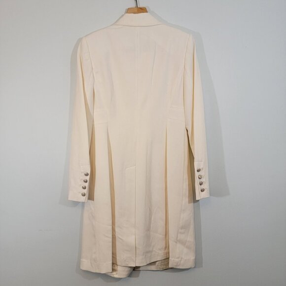 NWT GRACE DANE LEWIS Trench Coat Versailles Classic Cameo Ivory‎ Size 4 NEW - Picture 8 of 11